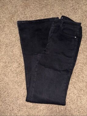 High-Rise Black Wide Leg Jeans for Women